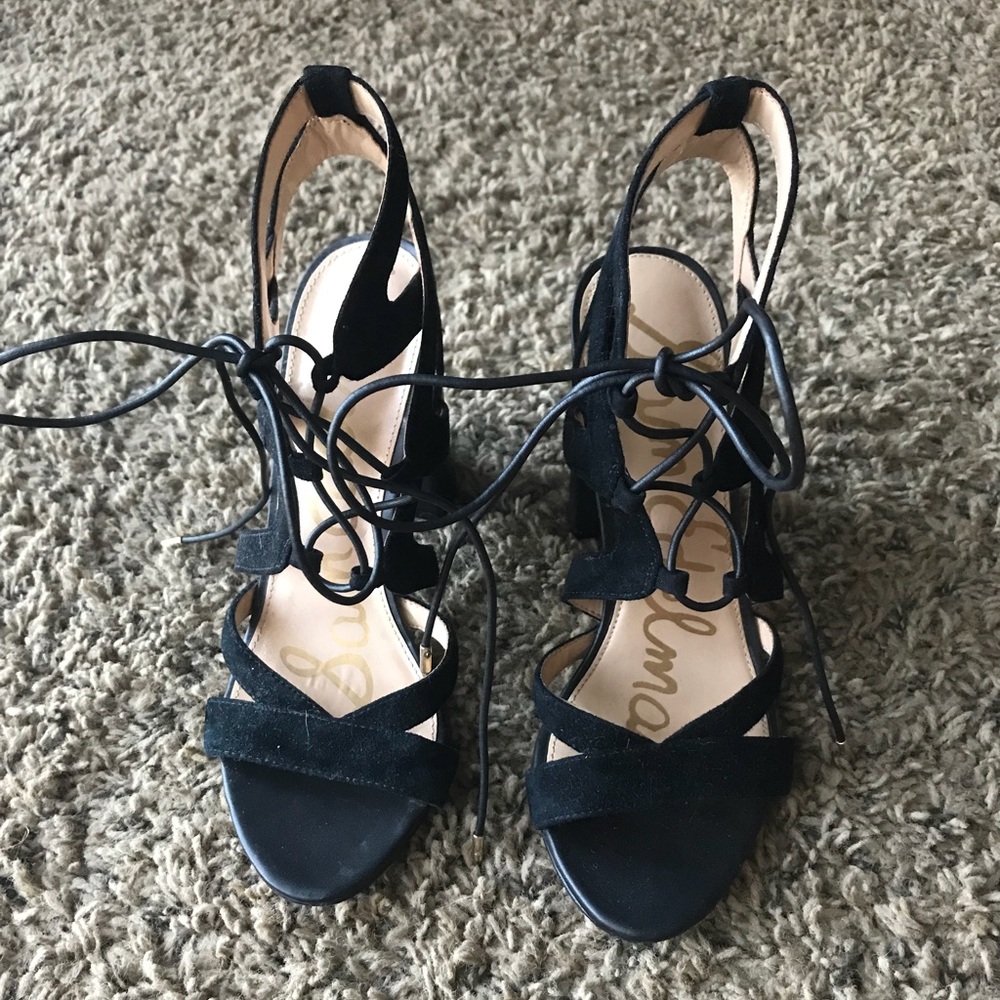 Black Sam Edelman heels size 7
